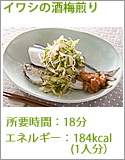 イワシの酒梅煎り