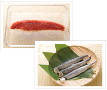 「筋子・身欠きニシン」 「筋子・身欠きニシン」